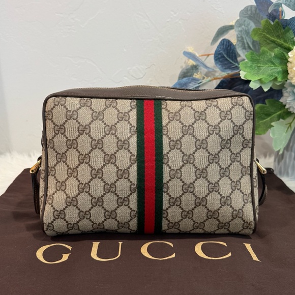 Gucci GG Supreme Ophidia Crossbody Shoulder Bag - Picture 3 of 17